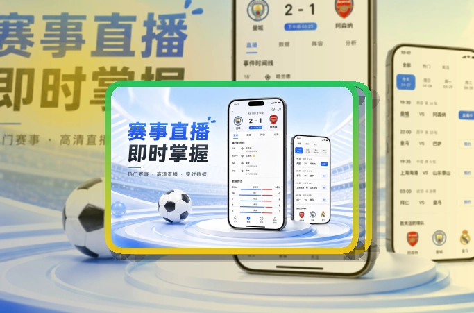 多端衔接 · 赛事信息App · 移动端体验更连贯界面展示